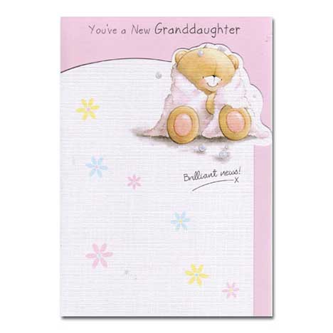 Birth of Granddaughter Forever Friends Card